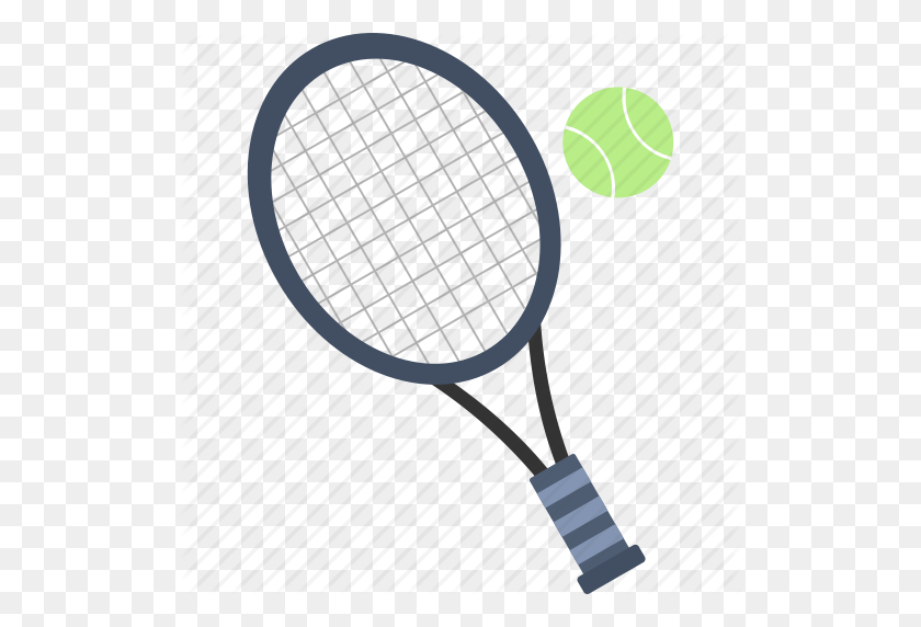 512x512 Ball, Racket, Tennis, Tennis Ball, Tennis Racket Icon - Tennis Racket PNG