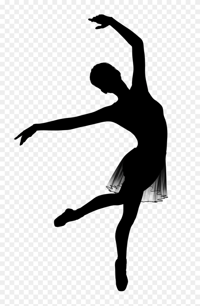 813x1280 Ballerina, Alpha Mask, Ballet, Dancer, Female - Ballerina Silhouette PNG
