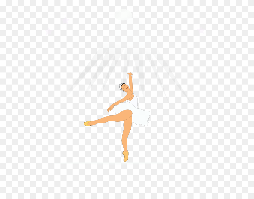 570x599 Ballerina Clip Art - Modern Dance Clipart