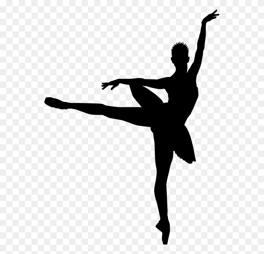 557x749 Ballet Dancer Silhouette Little Ballerina - Free Ballerina Clipart