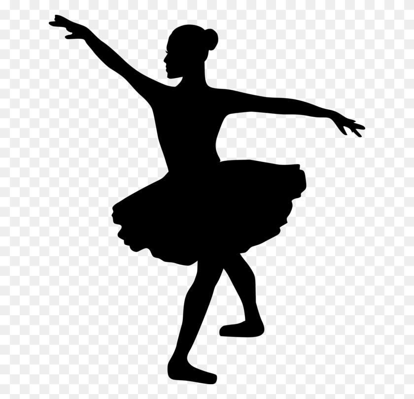 642x750 Ballet Dancer Silhouette Tutu - Tutu Clipart