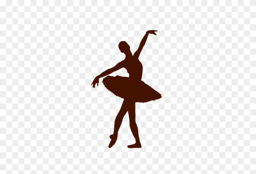 512x512 Ballet Dancer Tutu Silhouette - Tutu PNG