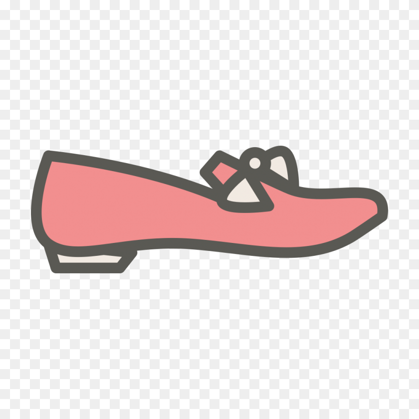 1024x1024 Ballet Flat Icon Women Shoes Iconset Chanut Is Industries - Ballet Shoes PNG