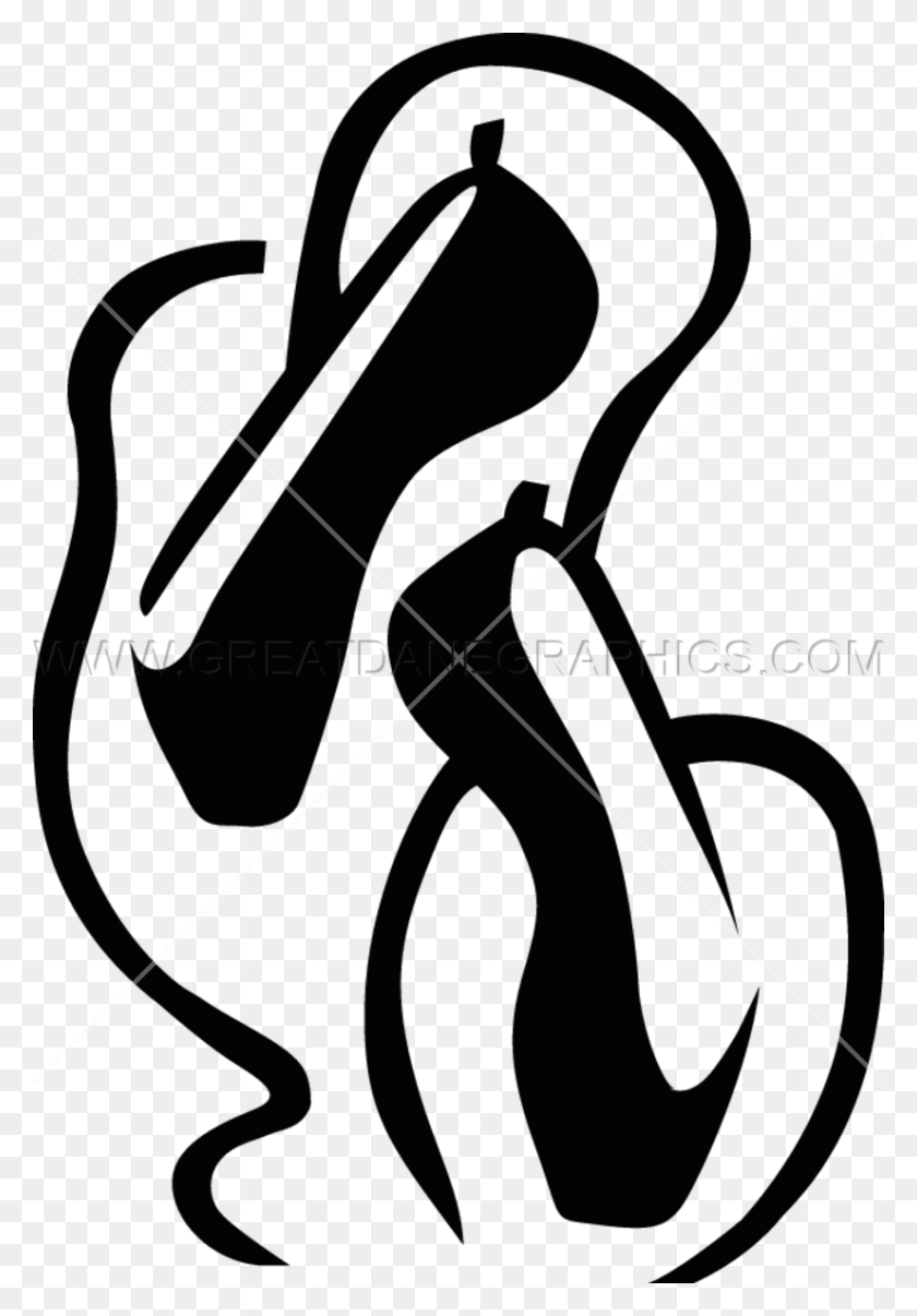 825x1213 Ballet Shoes Production Ready Artwork For T Shirt Printing - Ballet Shoes PNG