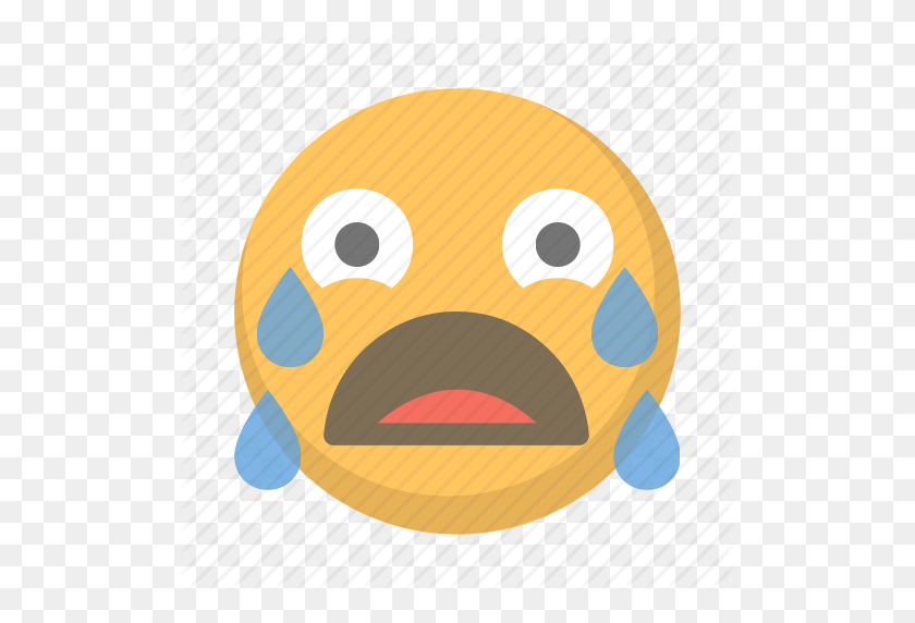 512x512 Balling, Cry, Crying, Emoji, Eyes, Tear, Wailing Icon - Tear Emoji PNG