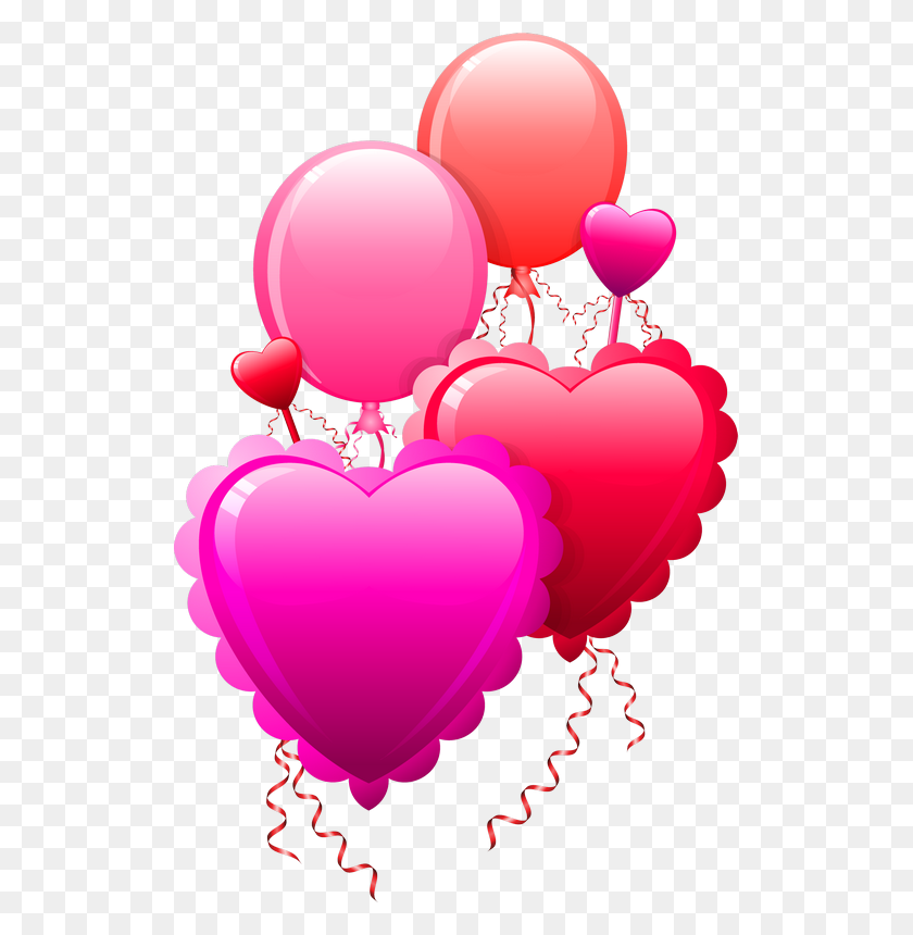 519x800 Ballons, Globo, Balapo, Png, Tube Любовь, Романтика И Доброта - Доброта Клипарт