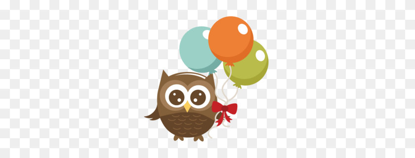 260x260 Balloon Birthday Clipart - Thanksgiving Owl Clipart