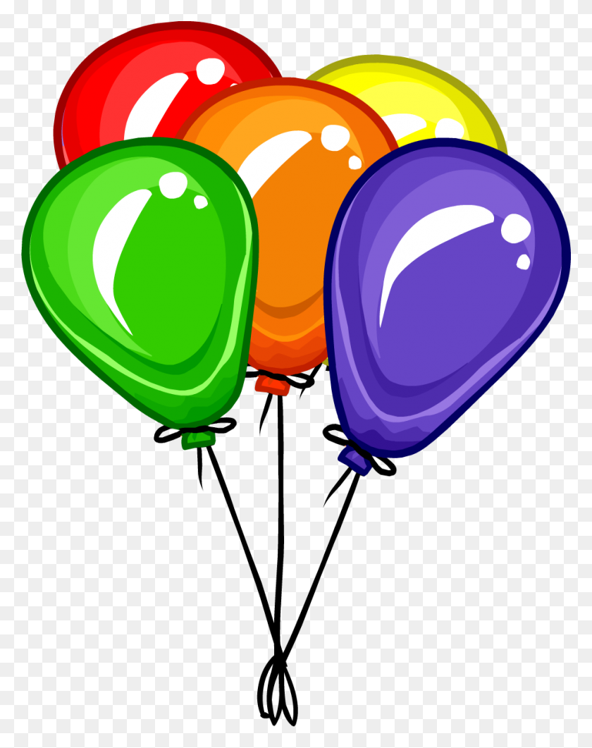 945x1213 Balloon Bunch Png Transparent Balloon Bunch Images - Birthday Balloons PNG