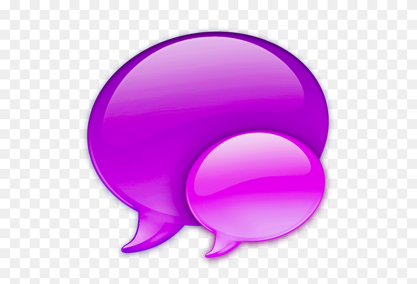 512x512 Balloon, Chat, Pink, References, Talk Icon - Pink Balloon PNG