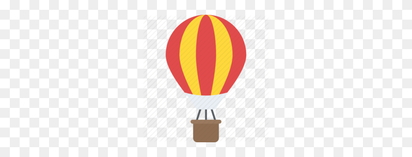 260x260 Balloon Clipart - Parachute Clipart