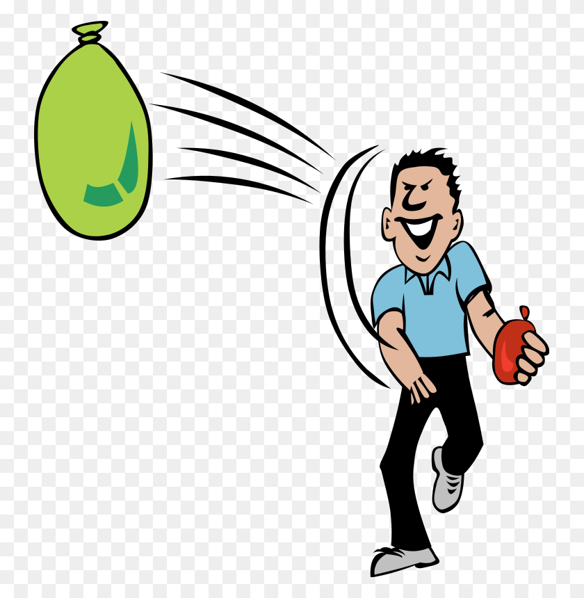 741x800 Balloon Clipart - People Fighting Clipart