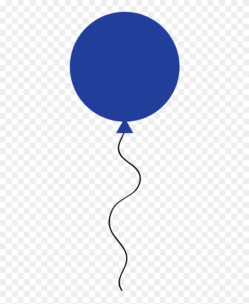 422x964 Balloon Clipart Light Blue - Horizon Clipart