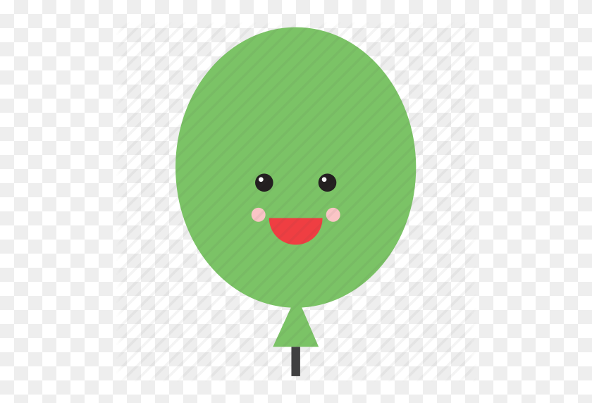 512x512 Balloon, Emoji, Emoticon, Face, Happy, Shape, Smiley Icon - Balloon Emoji PNG