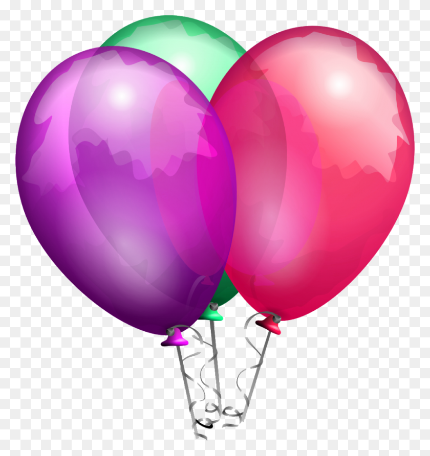 958x1023 Balloon Png Images Balloon Transparent Clipart - Pink Balloon PNG
