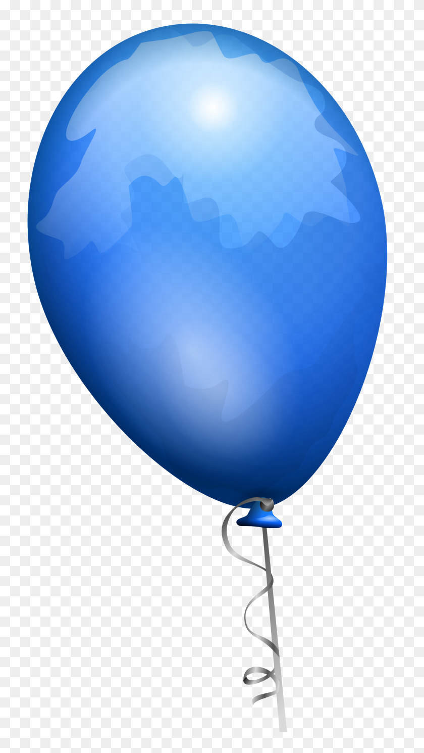 1969x3610 Balloon Png Images, Free Picture Download With Transparency - Blue PNG