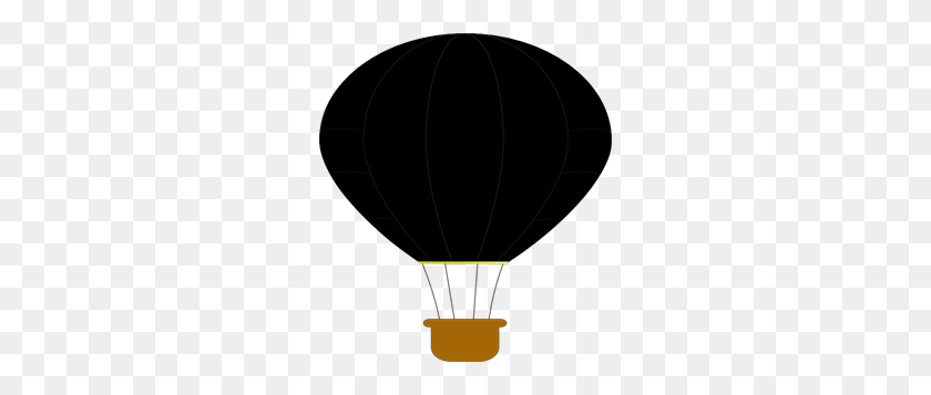 264x297 Balloon Png Images, Icon, Cliparts - Hot Air Balloon Black And White Clipart