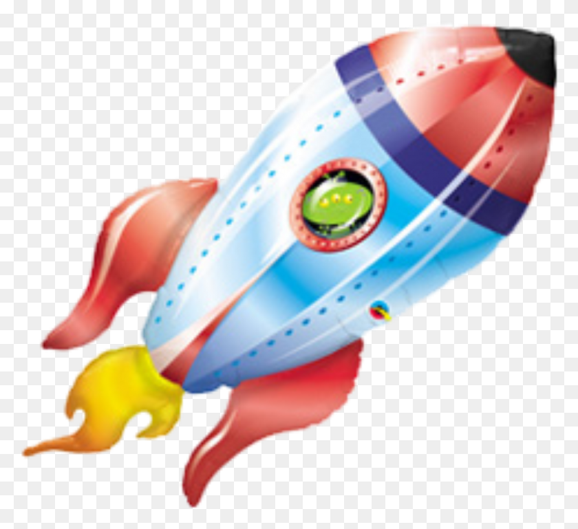 963x876 Balloon Spacecraft Outer Space Rocket Alien - Spacecraft PNG