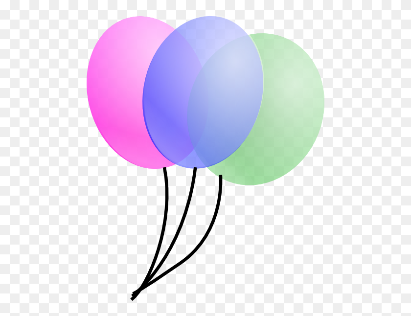 486x586 Globos Clipart - Globo Clipart Png