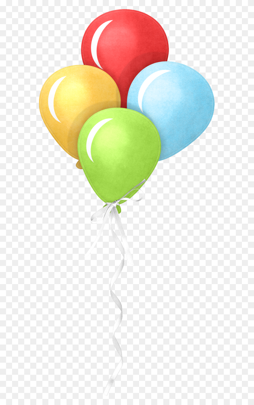 581x1280 Balloons Dollhouse Printables - Happy Birthday Balloons PNG