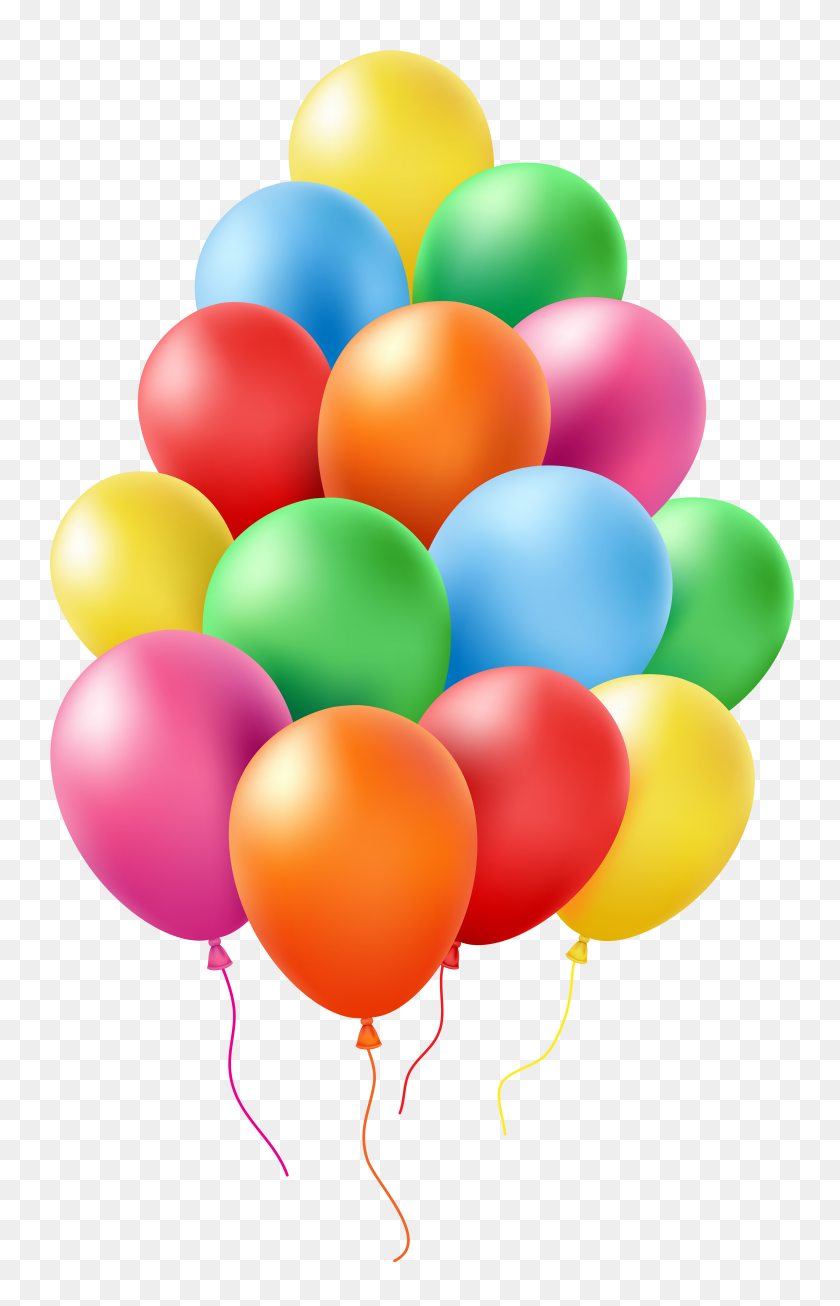 4379x7000 Baloons Clip Art Sewing - Neglect Clipart