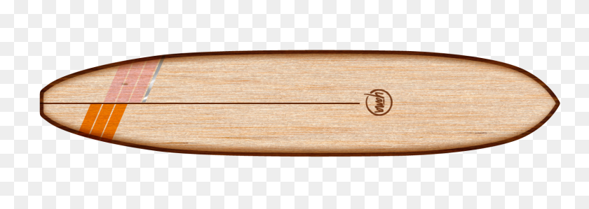 1500x460 Tabla De Surf De Madera De Balsa, Longboard - Tabla De Madera Png