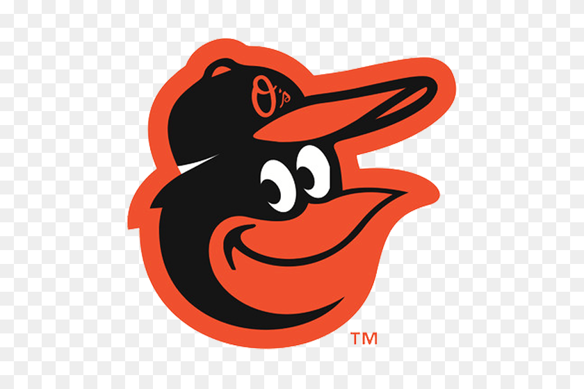 500x500 Baltimore Orioles Baseball - Клипарт С Бейсбольным Тестом