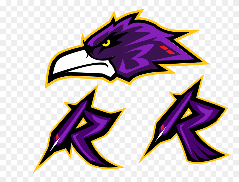 1400x1039 Концепции Логотипа Baltimore Ravens На Behance - Вороны Png
