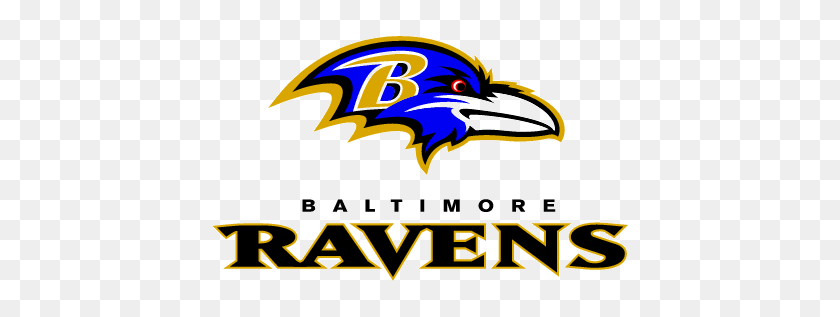 436x257 Baltimore Ravens Logo Sideview Transparent Png - Ravens Logo PNG