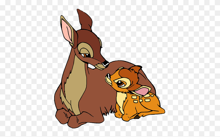 429x462 Bambi And His Mother Clip Art Disney Clip Art Galore - Bambi Clipart