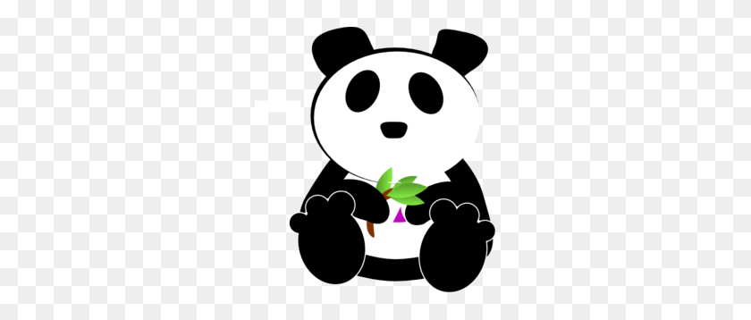 270x298 Bamboo Eating Cosmic Panda Clipart - Bamboo Clipart