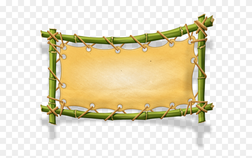 600x467 Bamboo Frame Clipart Png Small Bamboo Frame Mirror Chairish - Bamboo Frame PNG