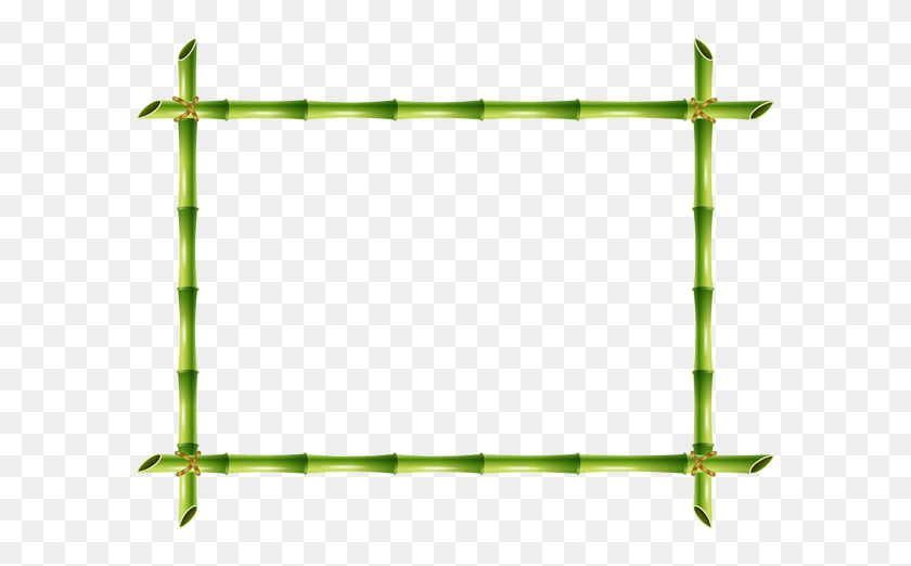 600x462 Bamboo Frame Png Transparent Clip Art Gallery - Bamboo Clipart