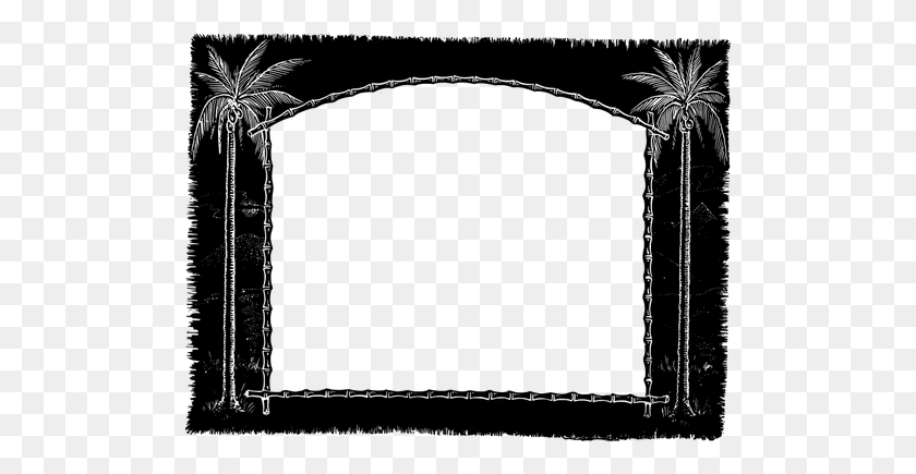 500x375 Bamboo Free Clipart - Bamboo Frame PNG