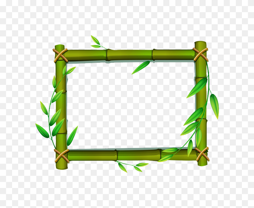 626x626 Bamboo Stick Png Hd - Bamboo Frame PNG