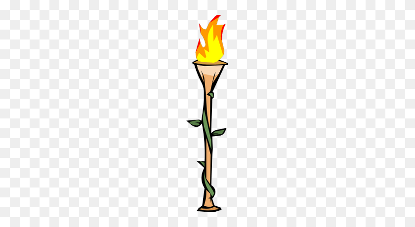 400x400 Bamboo Torch Clipart Transparent Png - Olympic Torch Clipart