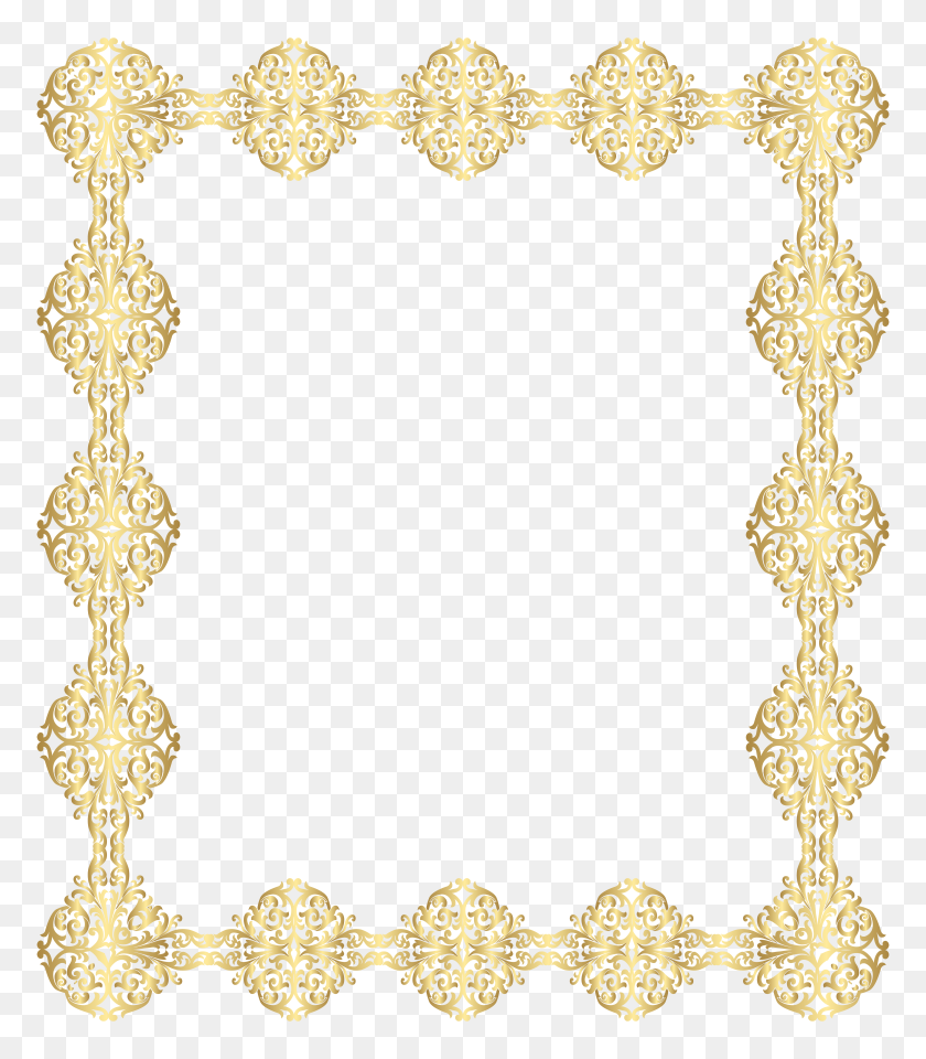 6933x8000 Bampf Goldy Clip Art, Art - Gold Snowflake Clipart