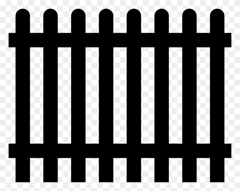 876x686 Bampw Fence Icons Png - Picket Fence PNG