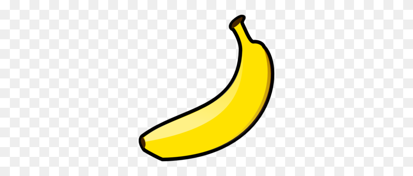 276x299 Банановый Клипарт - Бесплатный Банановый Клипарт