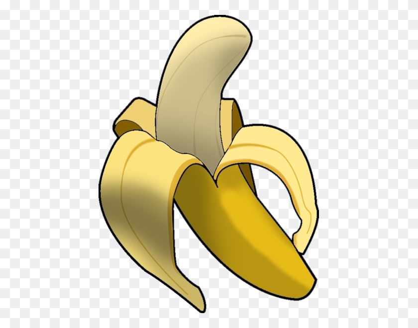 443x600 Банановый Клипарт - Банановый Лист Клипарт