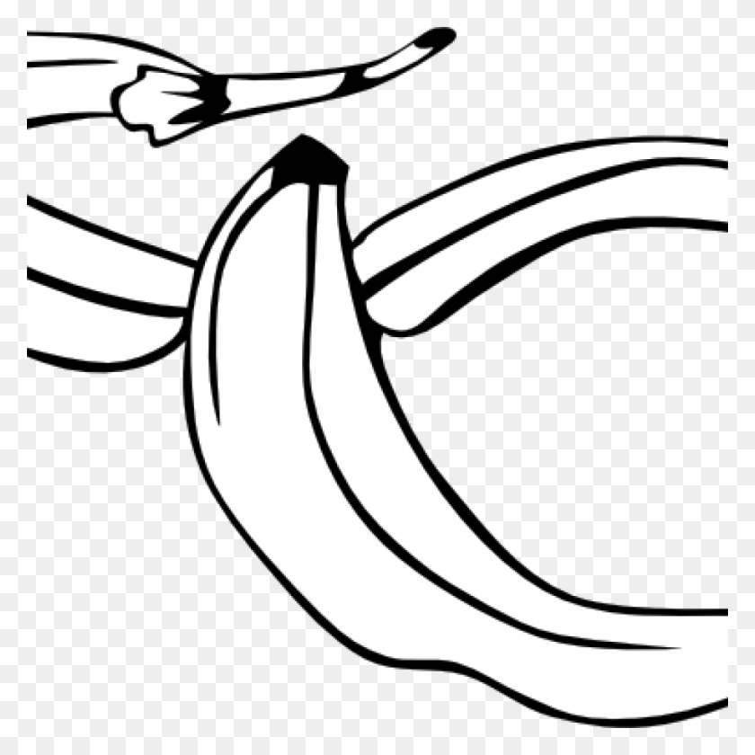 1024x1024 Банановый Клипарт Черно-Белый Клипарт Дом С Летучей Мышью Онлайн - Банановое Дерево Клипарт Черно-Белый