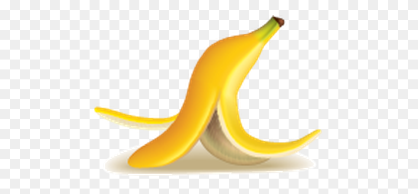 467x331 Banana Clipart Peal - Banana Peel PNG