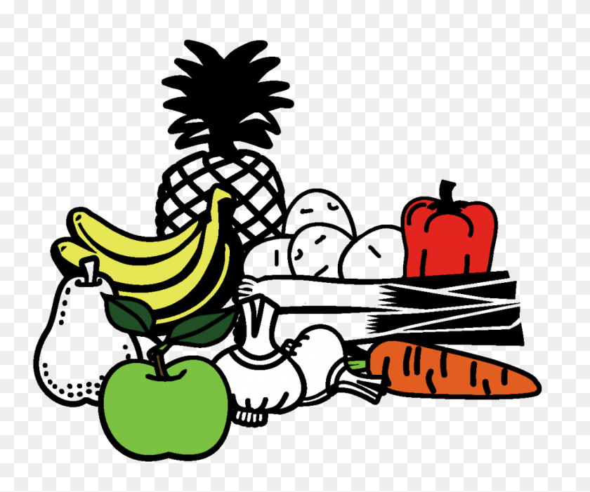 1024x842 Banana Clipart Waste - Food Waste Clipart