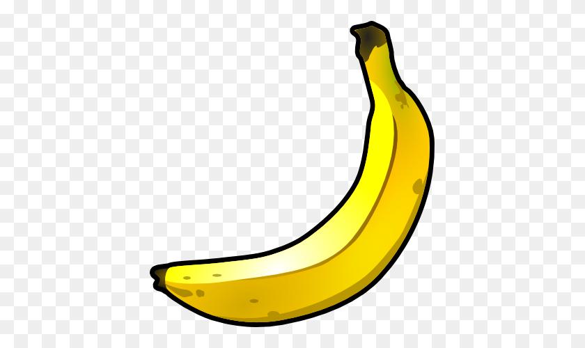409x440 Банан Бесплатно Для Использования Картинки Школьного Возраста Доски Объявленийдекор - Доска Объявлений Клипарт
