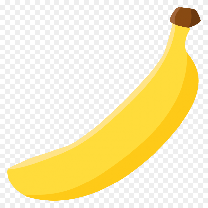 800x800 Бананы Бесплатные Клипарты - Здоровое Питание Клипарт