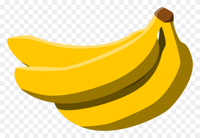 1331x888 Banana Fruit Nut Yellow Png Sticker - Nuts PNG