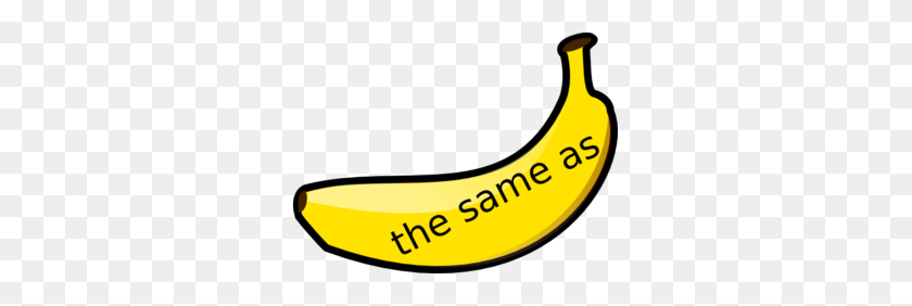 299x222 Banana Maths Vocabulary The Same As Clip Art - Vocab Clipart