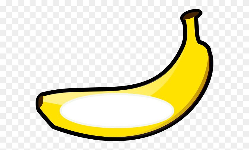 600x445 Banana Name Lable Clip Art - Monkey Banana Clipart