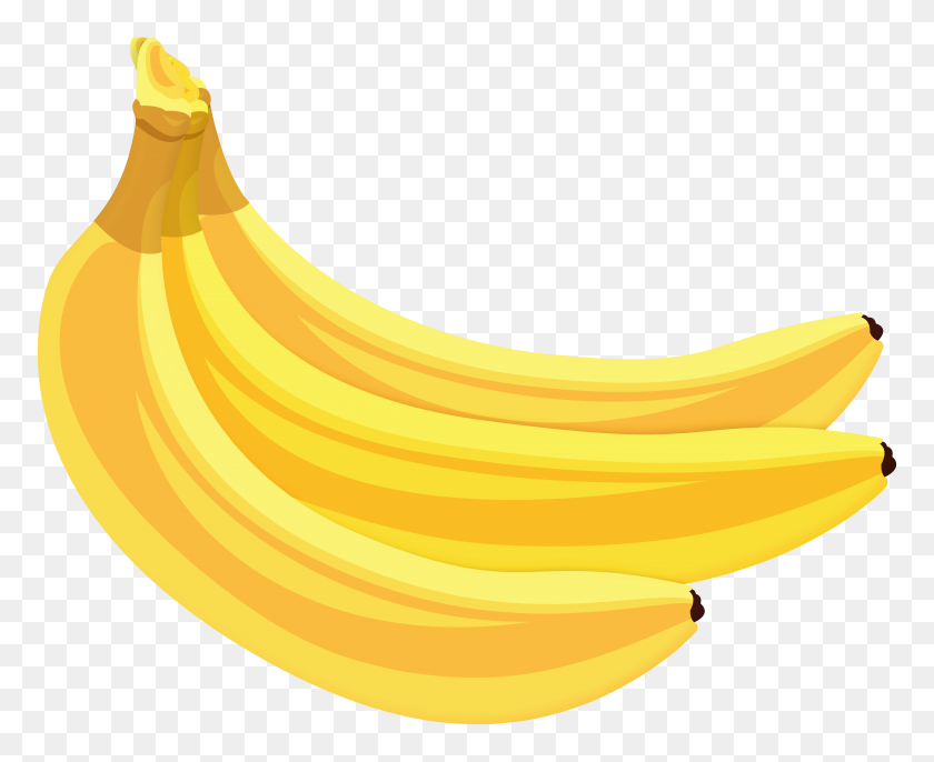 8000x6427 Bananas Png Clip Art - Fruits Clipart PNG