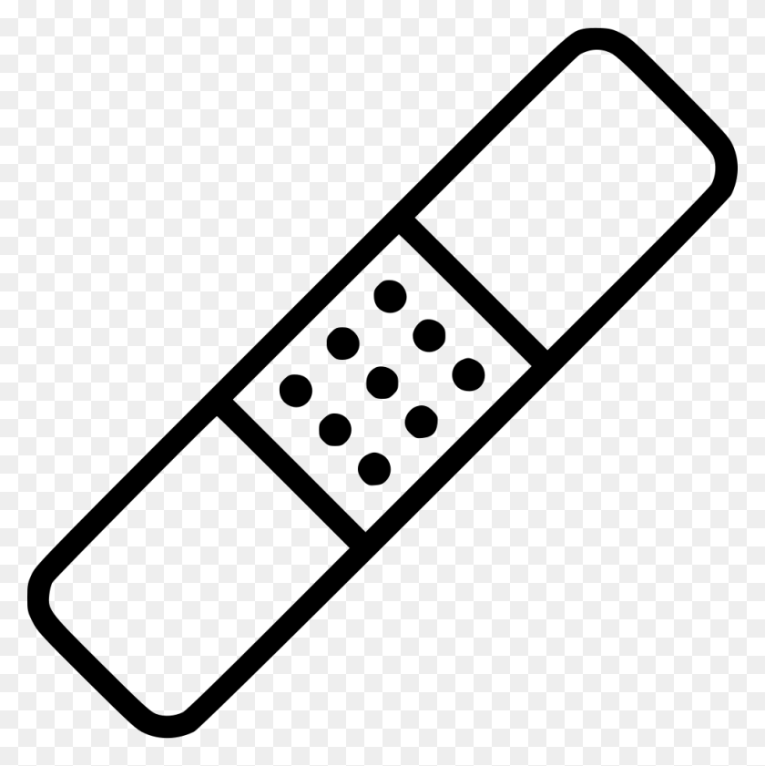 980x982 Band Aid Outline Png Icon Free Download - Band Aid PNG