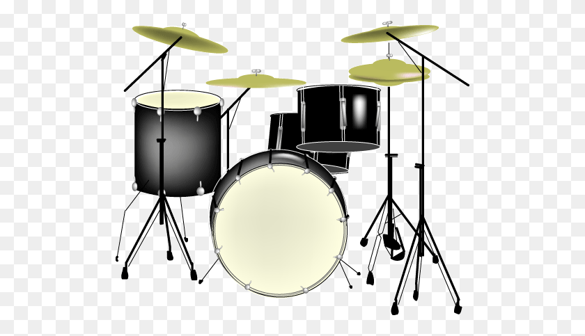 508x423 Band And Orchestral Drums - Drum Set PNG